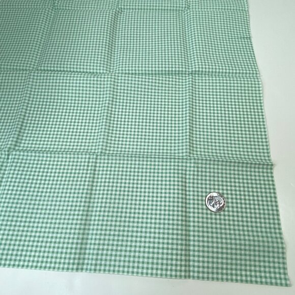 1/2 Yd  Quilting Cut Fabric Green Gingham Check - Picture 4 of 5